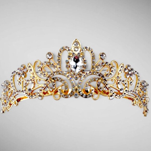 Rhinestone Tiaras Lot 6 Piece lot - Picture 5 of 12